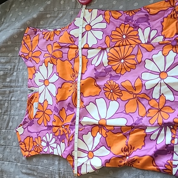 Vintage Shaker Square Floral Print Dress - Picture 9 of 14